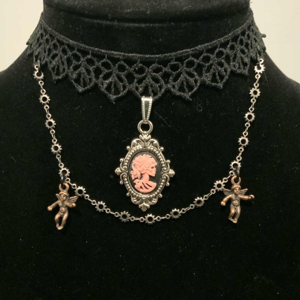 Skull & Angel Choker
